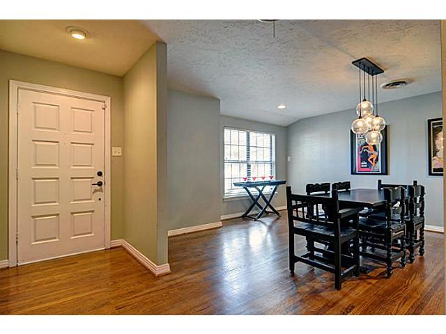 Entry, Open Hallway and Dining Room