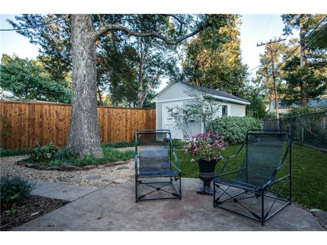 1212 N. Oak Cliff Blvd. Backyard