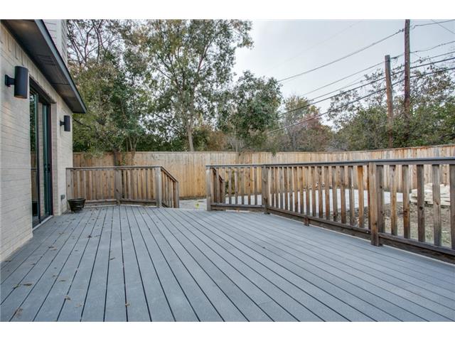 Large Deck Accessible from Kitchen or Master