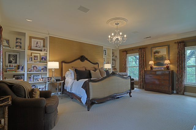 The master suite at the Maplewood home is vast and elegant, much like the rest of this stunner!