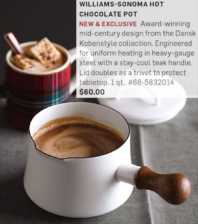 hot chocolate pot