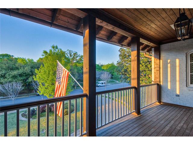 A second balcony overlooks the front of the property. A great pl