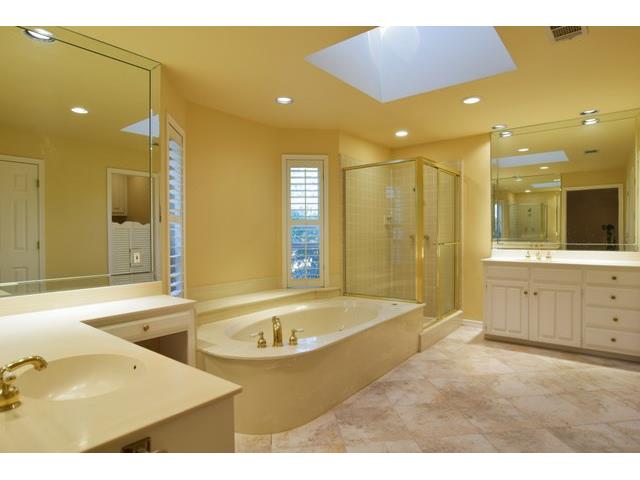 A masterful master suite with double walk-ins