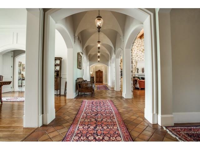 Groin vault hallways and arched openings rarelyfound in country