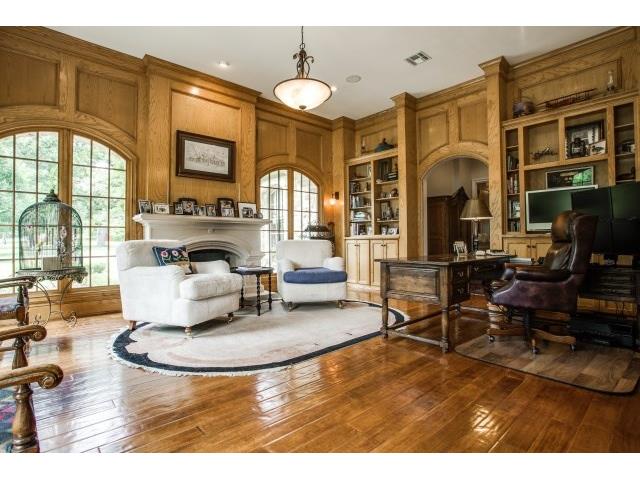 Study fit for a king or queen. Fireplace too!