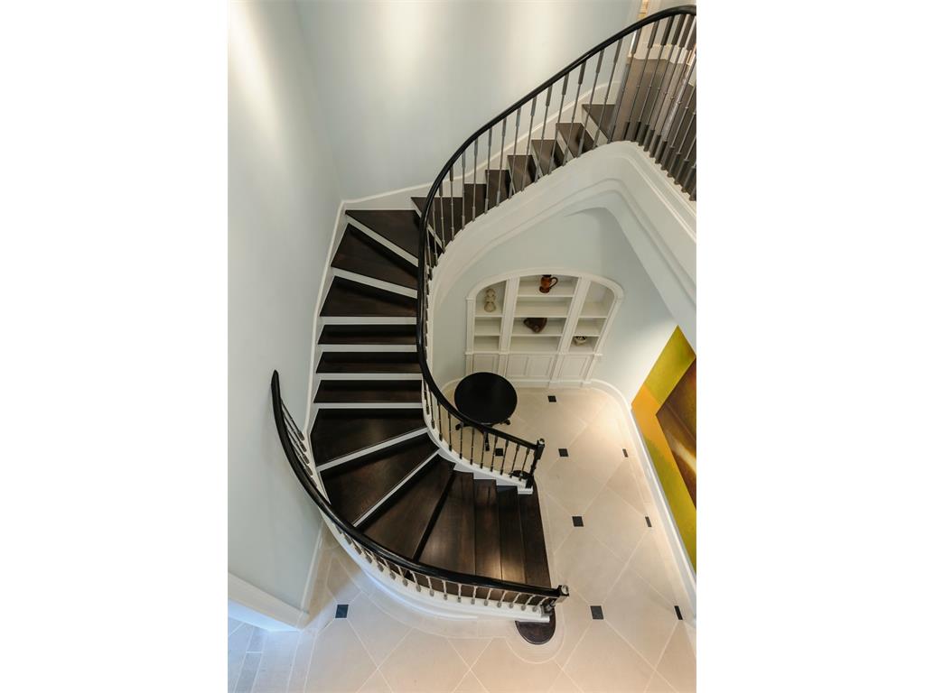 2104 Cedar Elm terrace top stairs