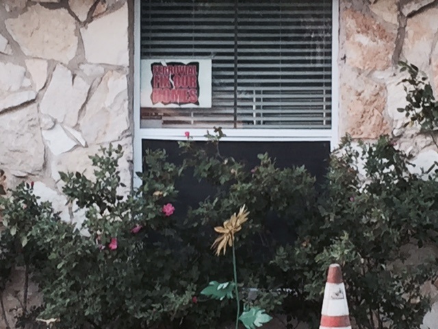 LBJ house sign