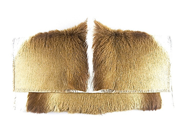 Allie-Coosh hand crafted Springbok clutch