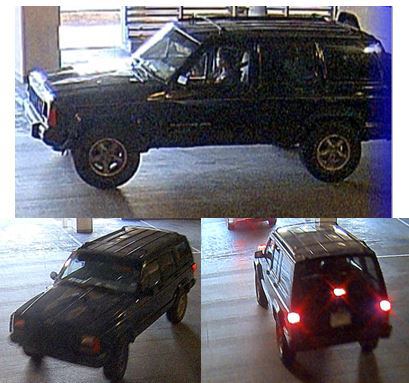 Dallas Police are looking for this dark Jeep Cherokee in connection with the murder of Dr. Kendra Hatcher.