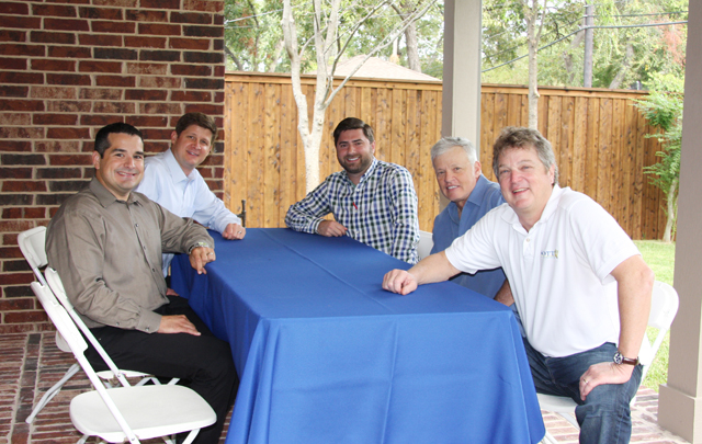 (From Left to Right) Rene Barrera, Todd Hartgrove, Peter Loudis, Zach Stein, and John Scott