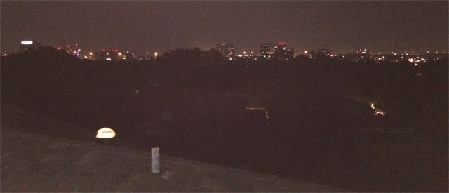 Eastward view towards Central