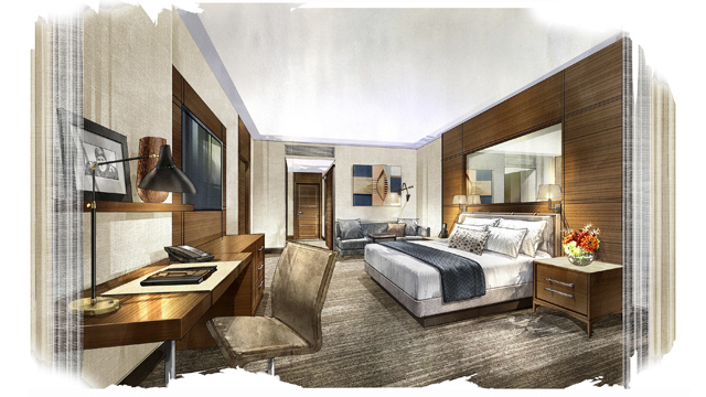 7 Guestroom Rendering