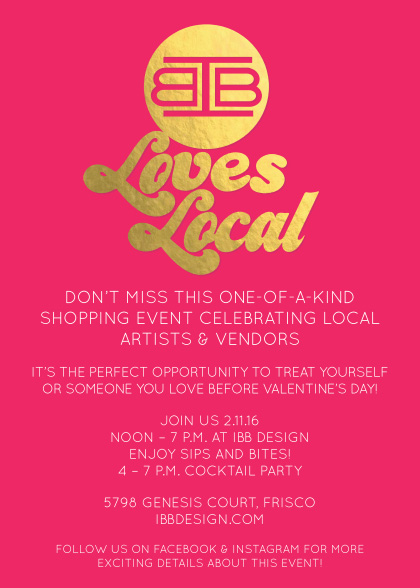 IBB Loves Local Invite