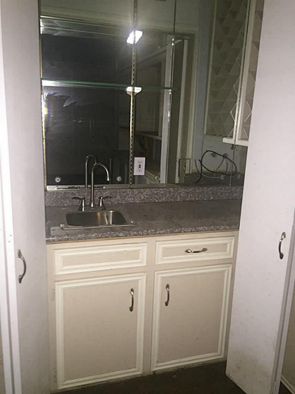 Willow wood wet bar