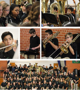 The award-winning William B. Travis Academy/Vanguard band, in less tumultuous times. Photo courtesy Dallas ISD.