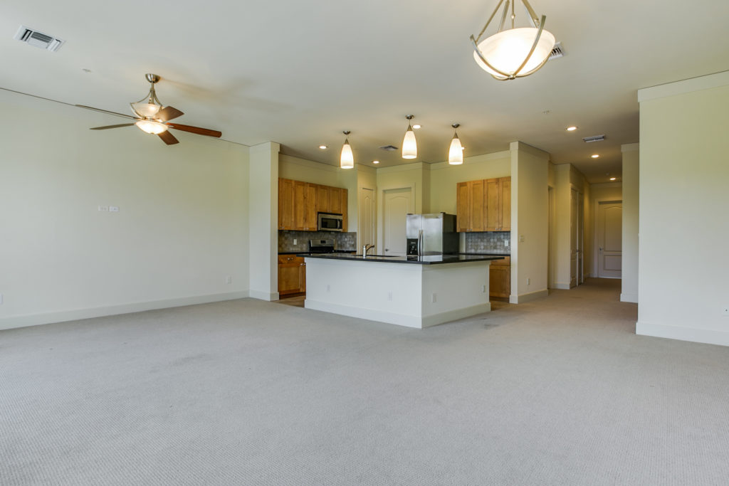 The spacious and open kitchen of 3300 West 7th Street #301