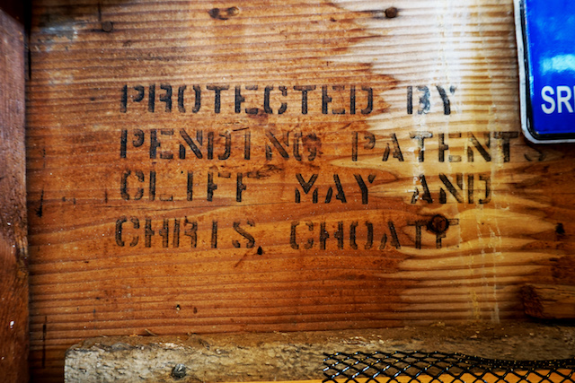 Cliff May's tag was found during renovation. (Photo: ScottReeseVisuals.com)