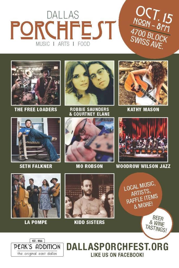 Dallas Porchfest Happening Tomorrow | CandysDirt.com