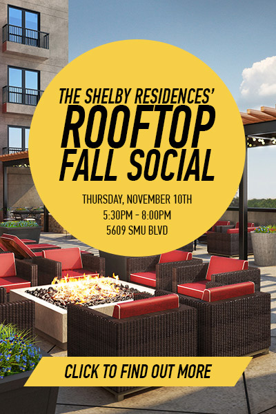 The Shelby Residences Rooftop Fall Social November 10