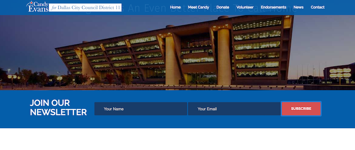 Campaign website