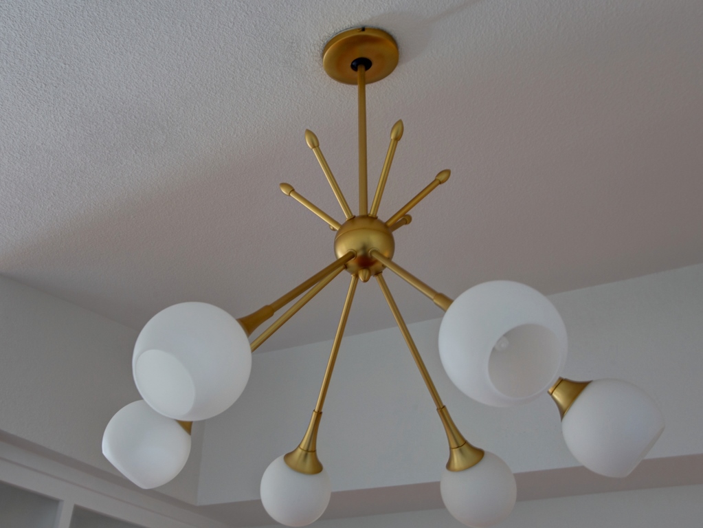 Brushed brass is very hip these days
