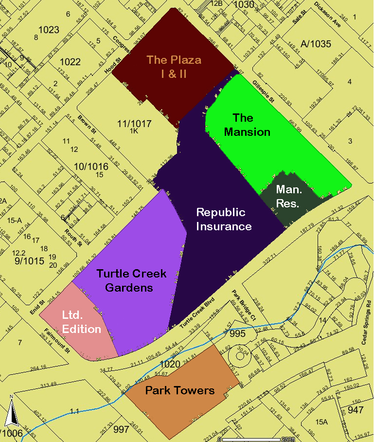 Turtle Creek Fairmount Map 1