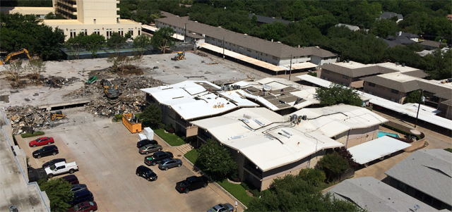 Preston Place Nearly Cleared; Diplomat's Roof Repair