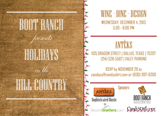 Boot Ranch Invitation - candysdirt