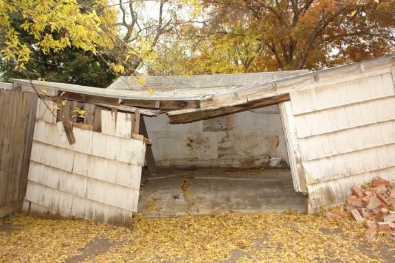 Falling apart house