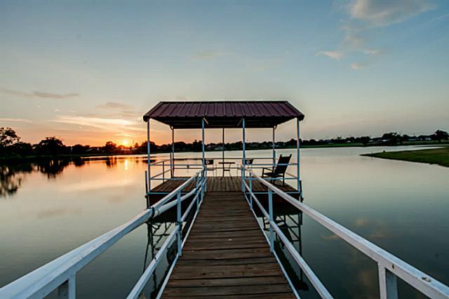 Lake and dock