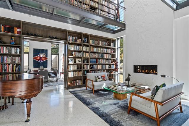 modern glass house