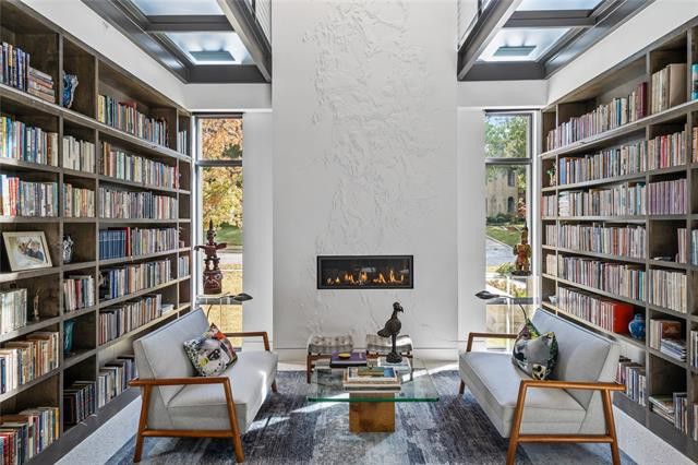 modern glass house