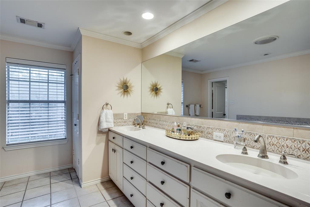 The master bath