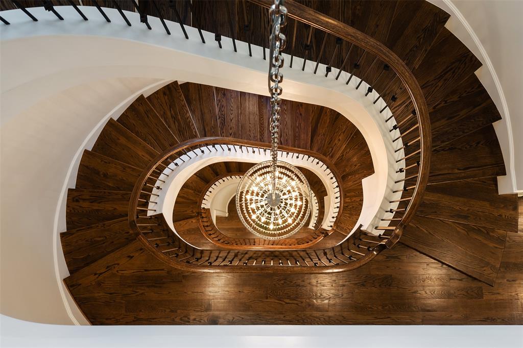 Staircase at townhouse
