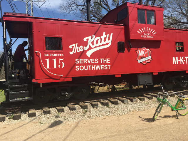 Katy Trail caboose