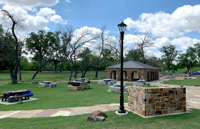 White Rock Lake Stone Tables