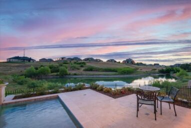 The Best Feature of This Benbrook Modern Farmhouse? A Private Pond