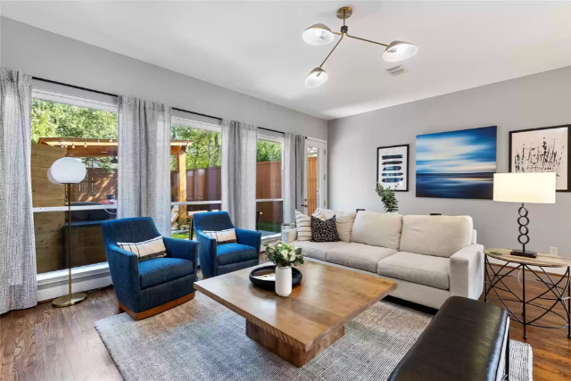  

This Churchill Downs Townhome offers the best lock-and-leave lifestyle we’ve seen in some time. Located just south of Bluffview and east of Love Field, you can jump on a private charter or Southwest Airlines in mere minutes.

Townhomes are becoming increasingly popular as everyone begins to embrace travel again because they offer minimum maintenance, allowing for maximum time spent enjoying life!

What’s particularly exciting about this Churchill Downs Townhome is not just the location but also the fact it’s been completely remodeled. The owners were sure this was a forever home, so they spared no expense updating and remodeling every square inch of the 2,837-square-foot, three-bedroom, two-bathroom home.

“They did all of the design and oversaw the construction themselves,” Paragon Realtors listing agent Britt Lopez said. “It’s a beautiful space.”

The open-plan living area offers a view overlooking the backyard and is anchored at one end by the kitchen with a large center island topped with quartz, perfect for entertaining.  



Every surface was updated, and essential features you don’t see but that make life much easier were added, including a new water heater, new HVAC units (16 SEER Trane), and a radiant barrier.

You may think you’re living in a treehouse each morning when you awake because your first view, through floor-to-ceiling windows, will be of the treetops. The owners cleverly chose to enclose the loft space upstairs to create a home office with French doors. It’s large enough to use as a fourth bedroom should a buyer need one. 

But the principal bathroom will have your jaw on the floor. “It’s my favorite part of the renovation,” Lopez said. The oversized glass-enclosed walk-in shower and the freestanding tub were beautifully done.”

Seldom do you see a townhome with a completely tricked-out backyard. This one has a complete outdoor kitchen, a dining space, and a pergola. The yard is pet-friendly turf, making life even more maintenance-free.


Lopez has this beautiful Churchill Downs townhome at 4603 W. University Blvd. listed for $775,000. There’s no better place to hang your hat between adventures!