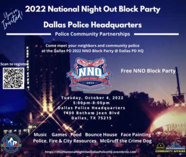 Neighborhoods Partner With Law Enforcement For National Night Out Tuesday, Oct. 4