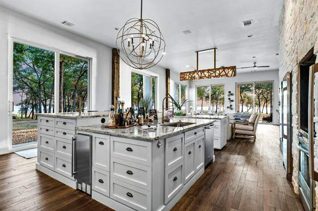 eclectic lake house