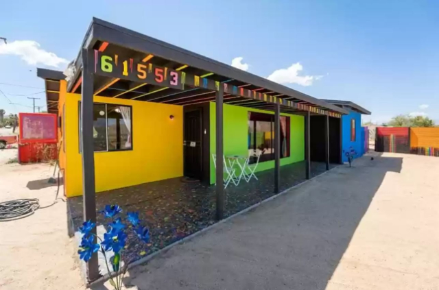 rainbow house, fun, joshua tree