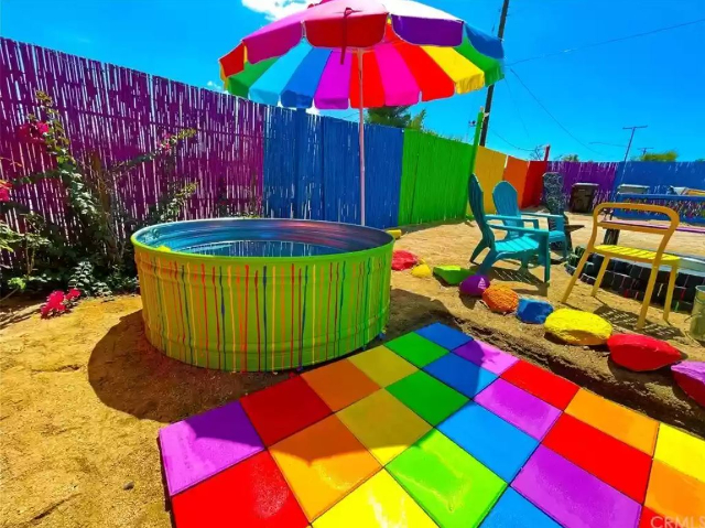 rainbow house, fun, joshua tree