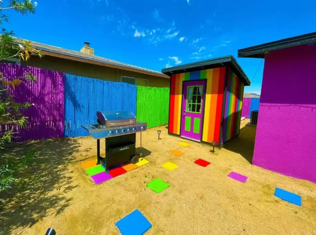 rainbow house, fun, joshua tree