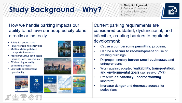 minimum parking requirements