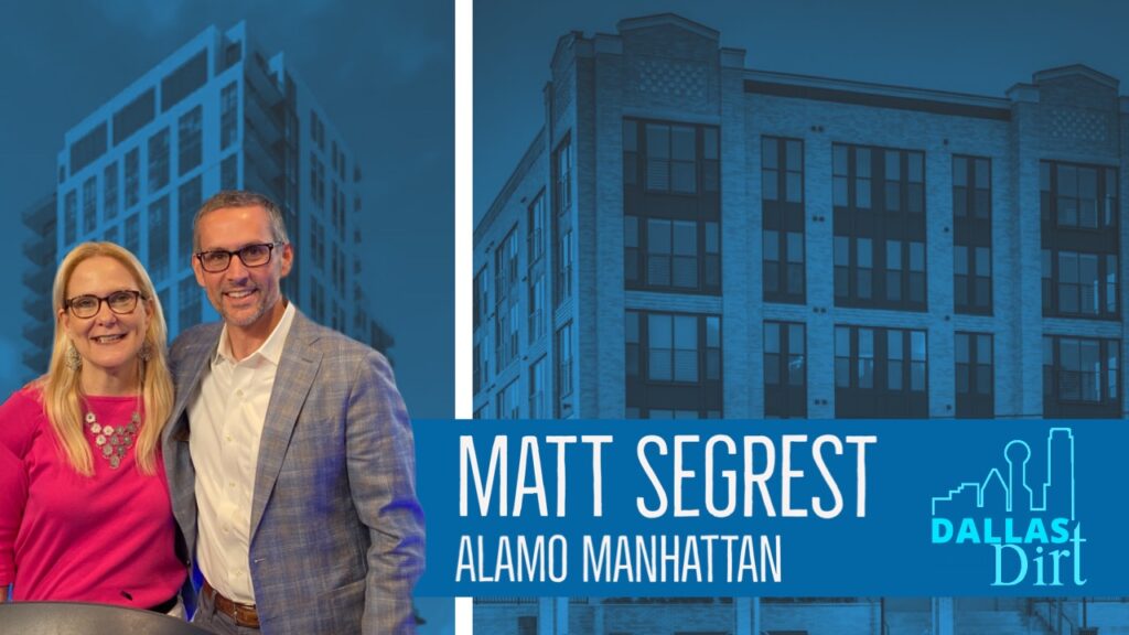 Alamo Manhattan Matt Segrest with host April Towery