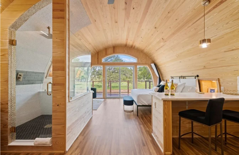 wine barrel cabins, Fredericksburg, relaxation