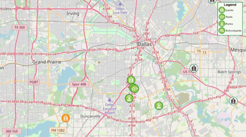 Greener Dallas Greater Dallas, parks