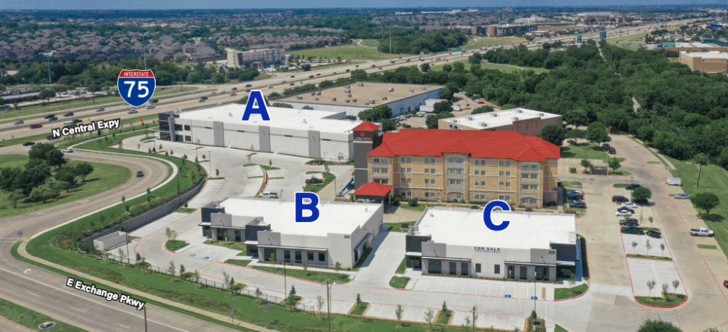 Allen Exchange aerial
