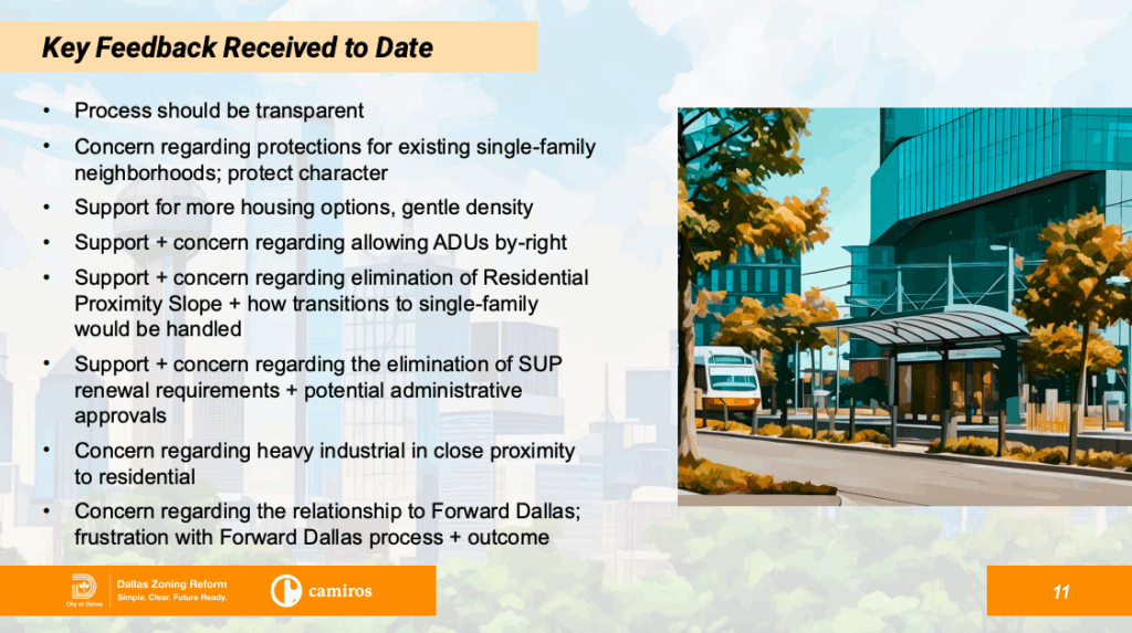 Zoning reform feedback slide