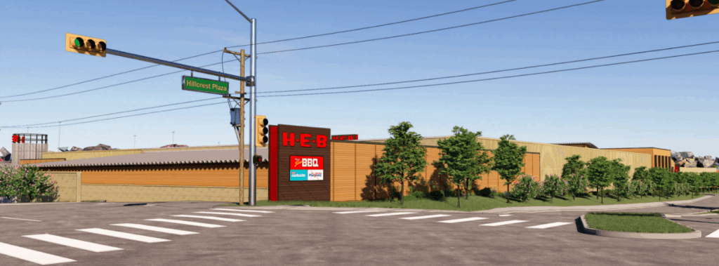 HEB Hillcrest rendering